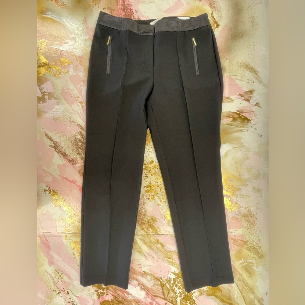 Chico’s The Ultimate Fit Manhattan Black Ankle Trousers Pants  1.5/ M